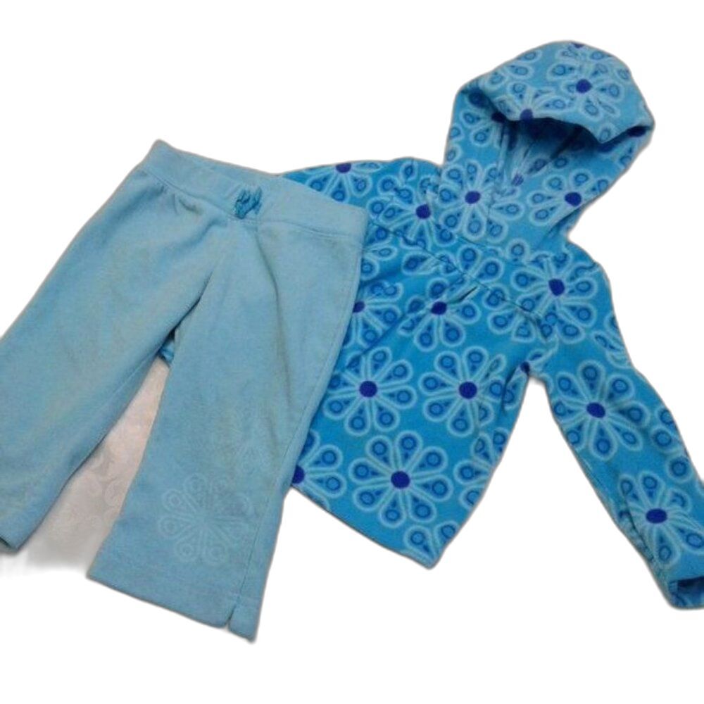 Circo Toddler Fleece Hooded Sweatshirt & Pants Matching Set Blue Size 18 Months
